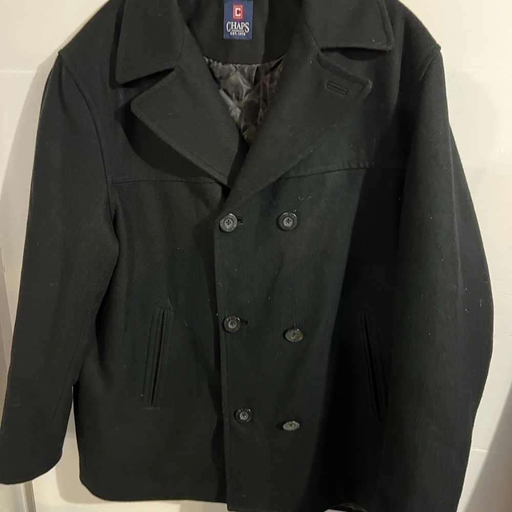 Chaps Black Coat XXL​
